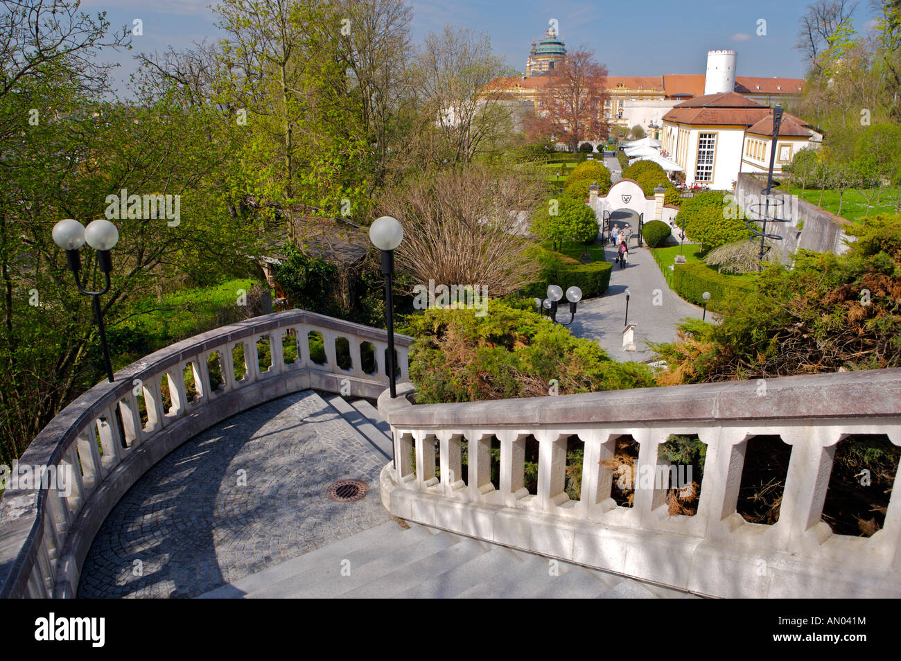Stift Melk, Kloster Melk, Österreich, Europa. UNESCO-Weltkulturerbe. Stockfoto