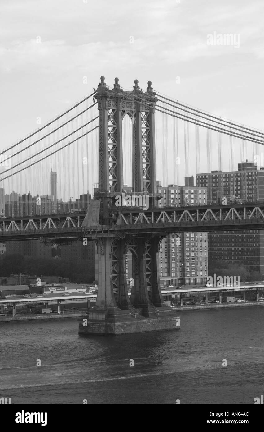 Manhattan Bridge in New York City Stockfoto