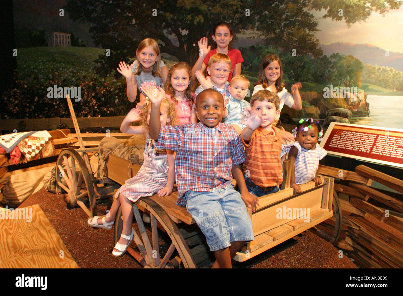 Alabama Madison County, Huntsville, EarlyWorks Kindermuseum, Geschichte, Sammlungen, Ausstellungsausstellung Sammlung, fördern, Produktprodukte Verkauf anzeigen Stockfoto