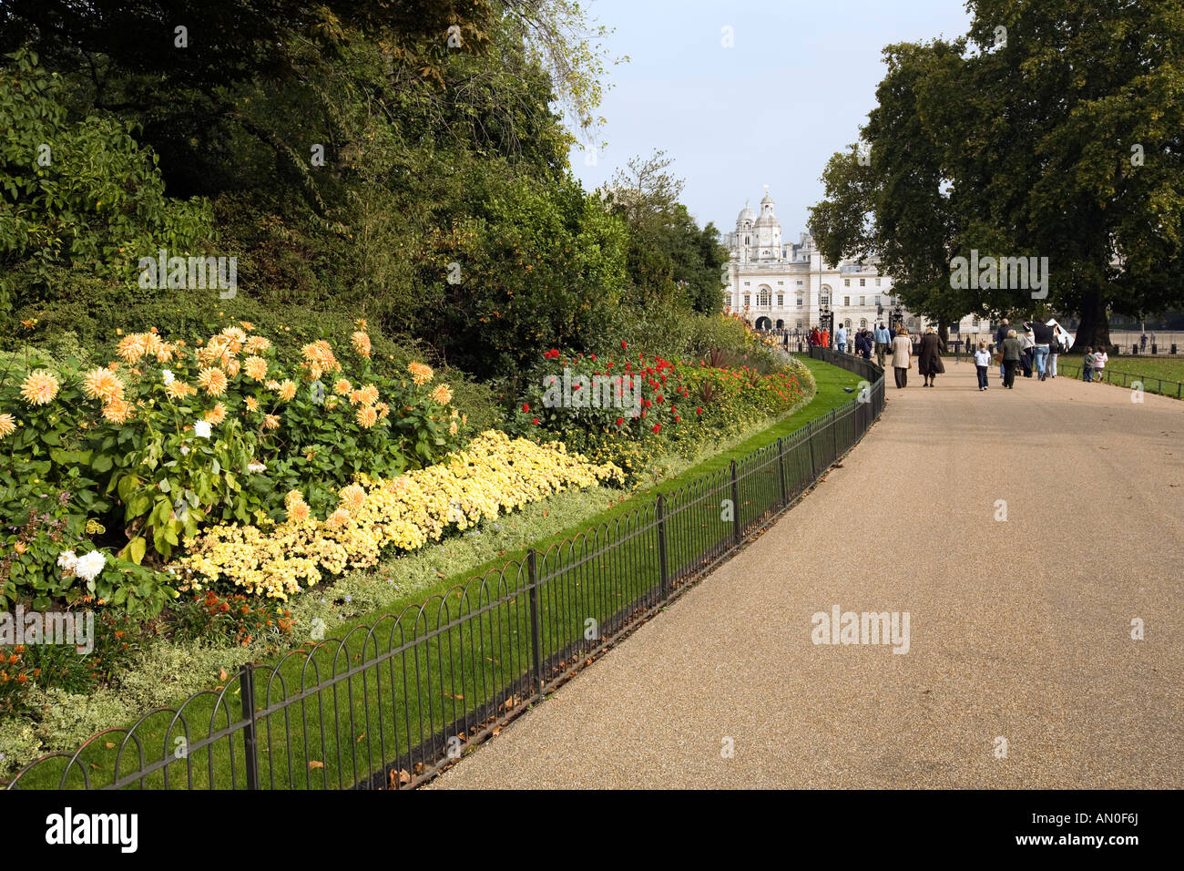 UK-London-Horse Guards Parade vom St James Park Stockfoto