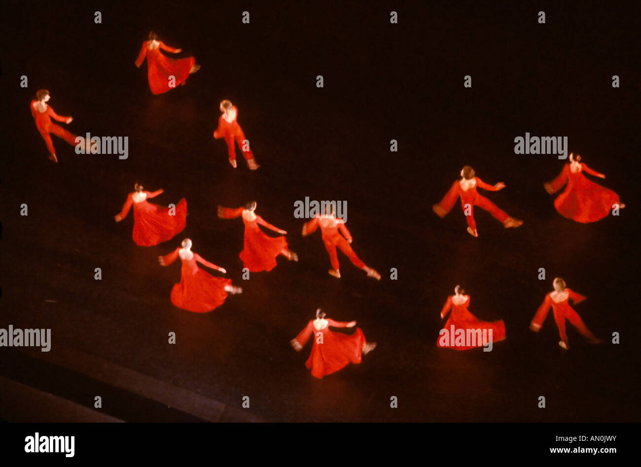 Männlich und weiblich Ballett-Tänzer Stockfoto