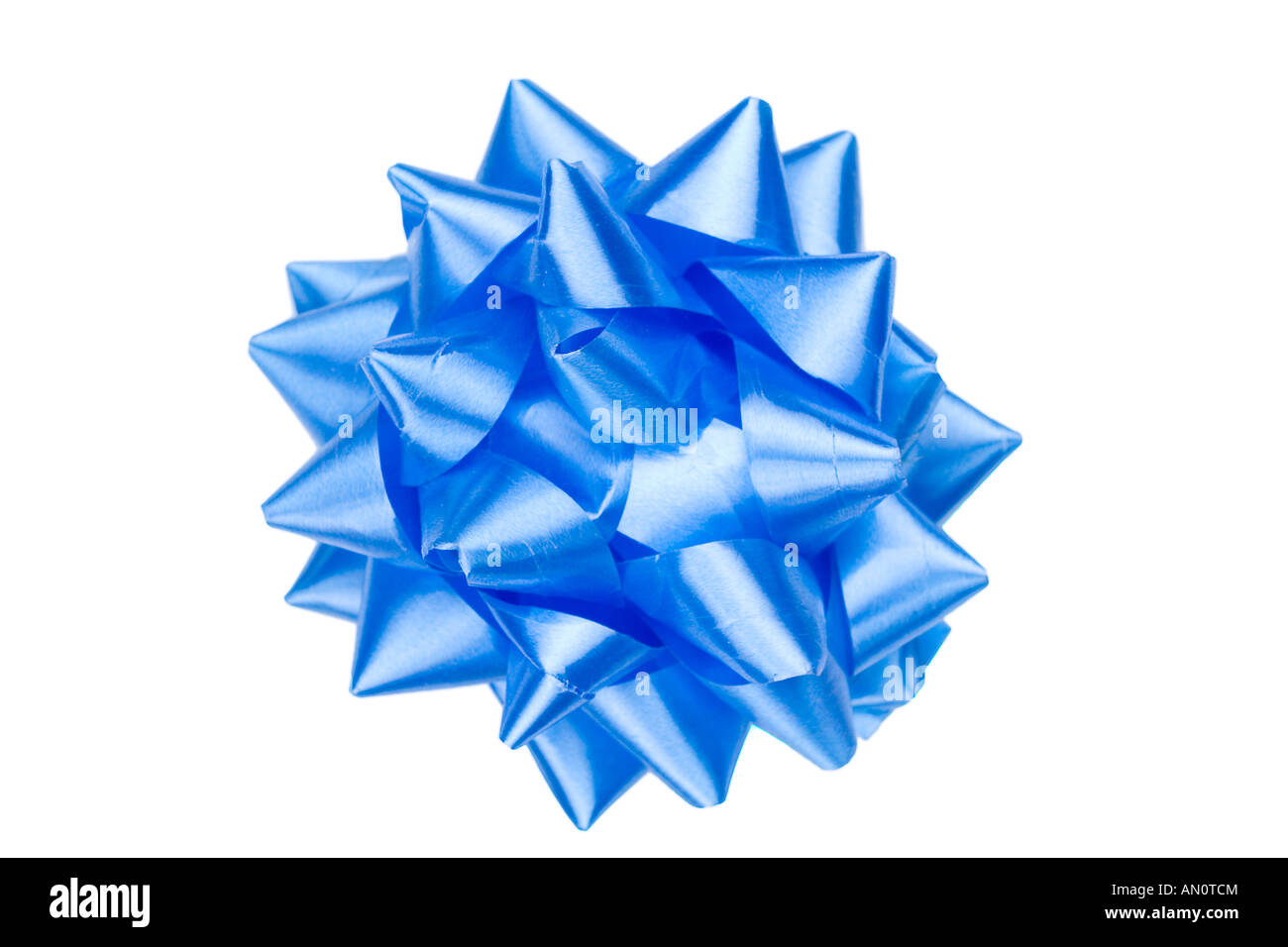 Blaue Schleife Stockfoto