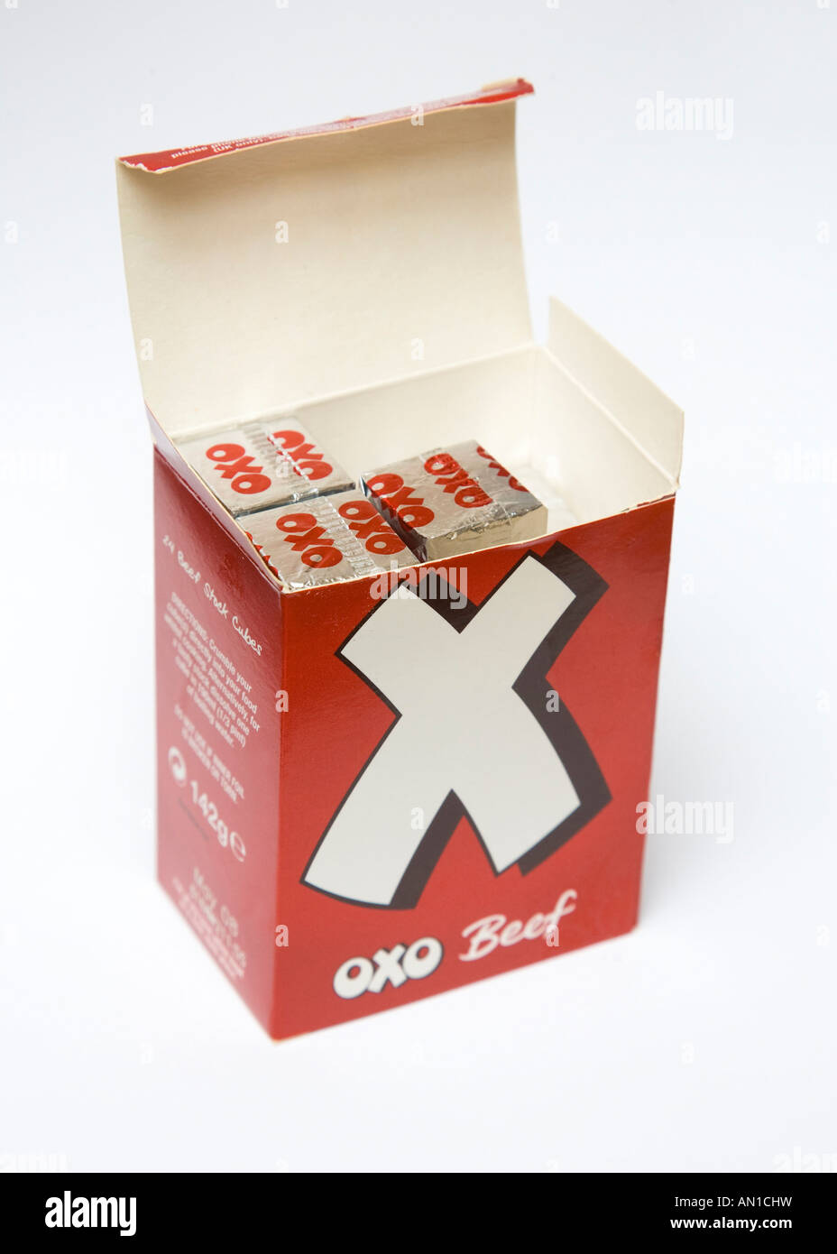 OXO-Würfel in einer box Stockfoto