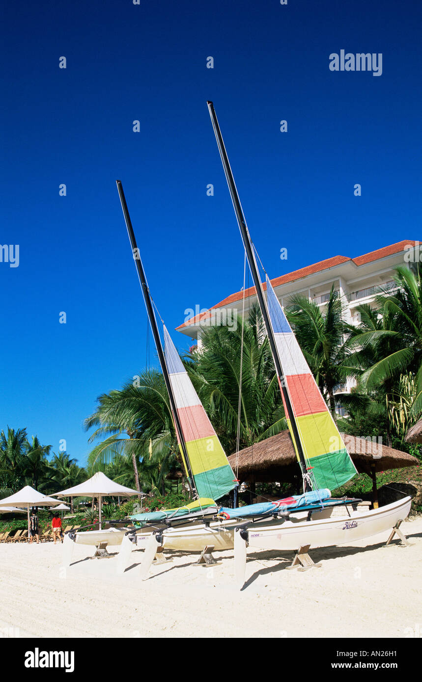 Philippinen, Cebu Mactan Island Shangri-La Resort Beach Stockfoto
