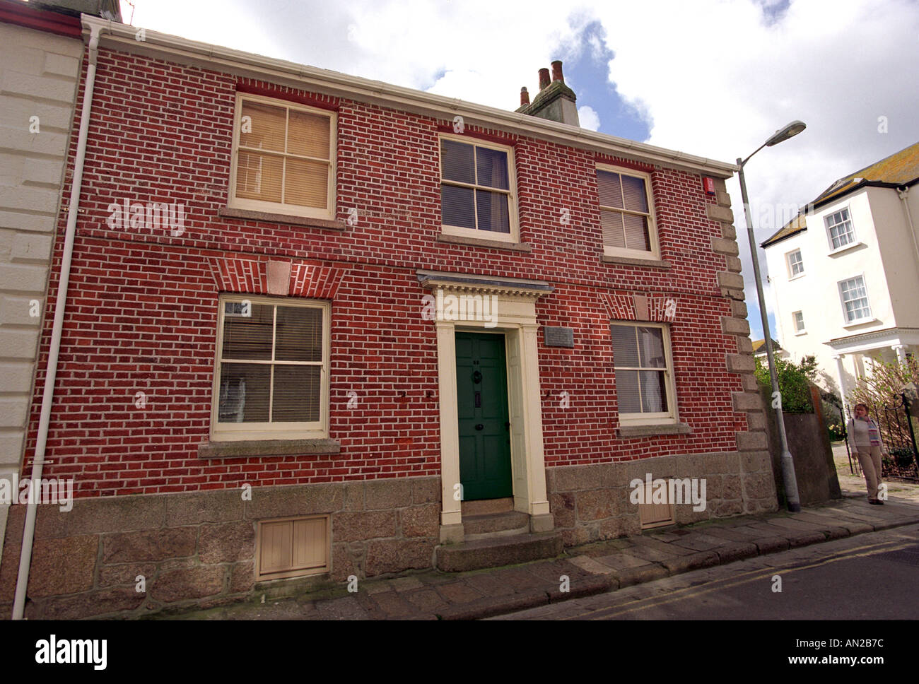 Wohnhaus eines Mitglieds der Bronte Schwestern Penzance in Cornwall England UK Stockfoto