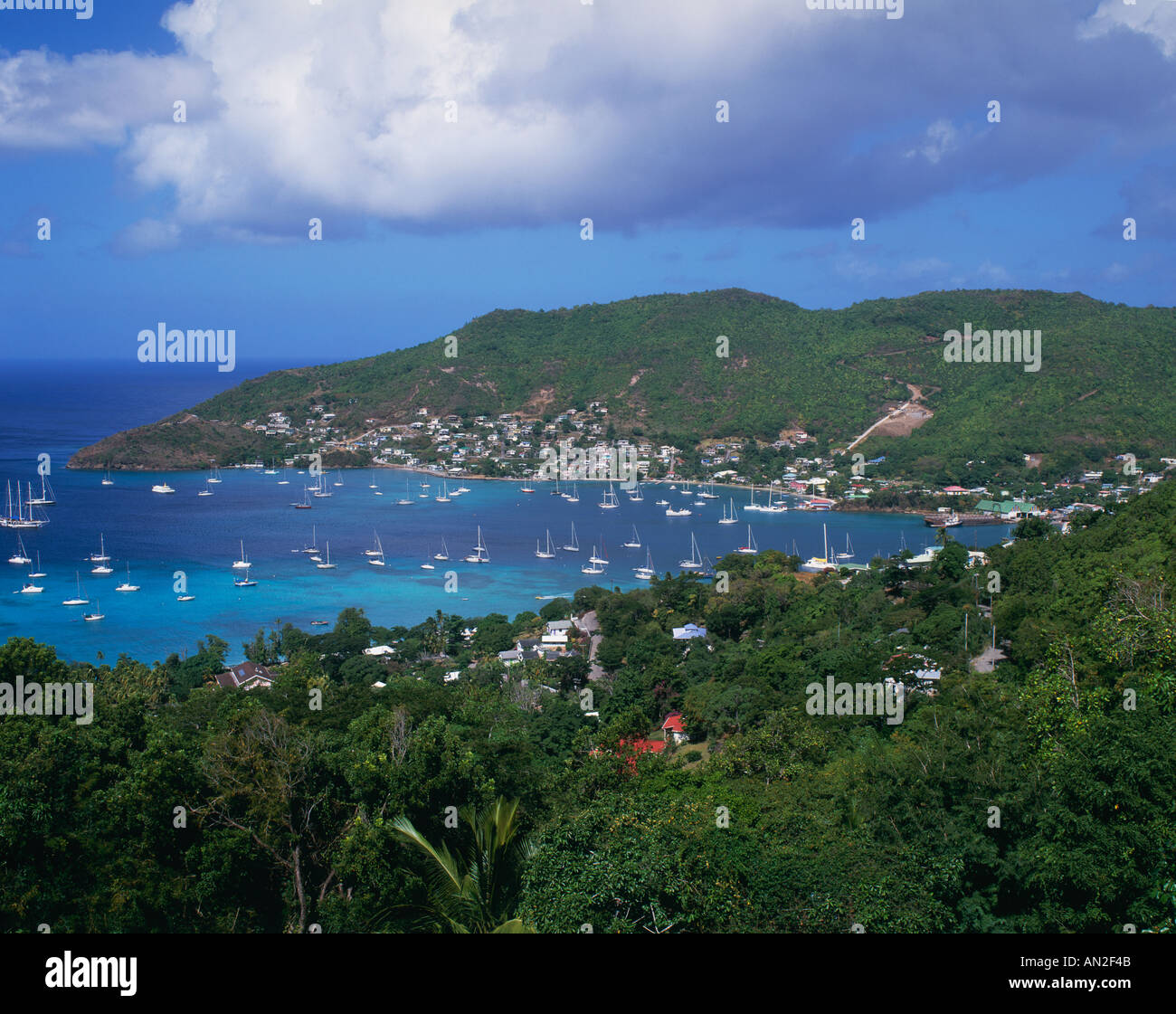 Port Elizabeth Bequia St. Vincent Grenadinen Caribbean Stockfoto