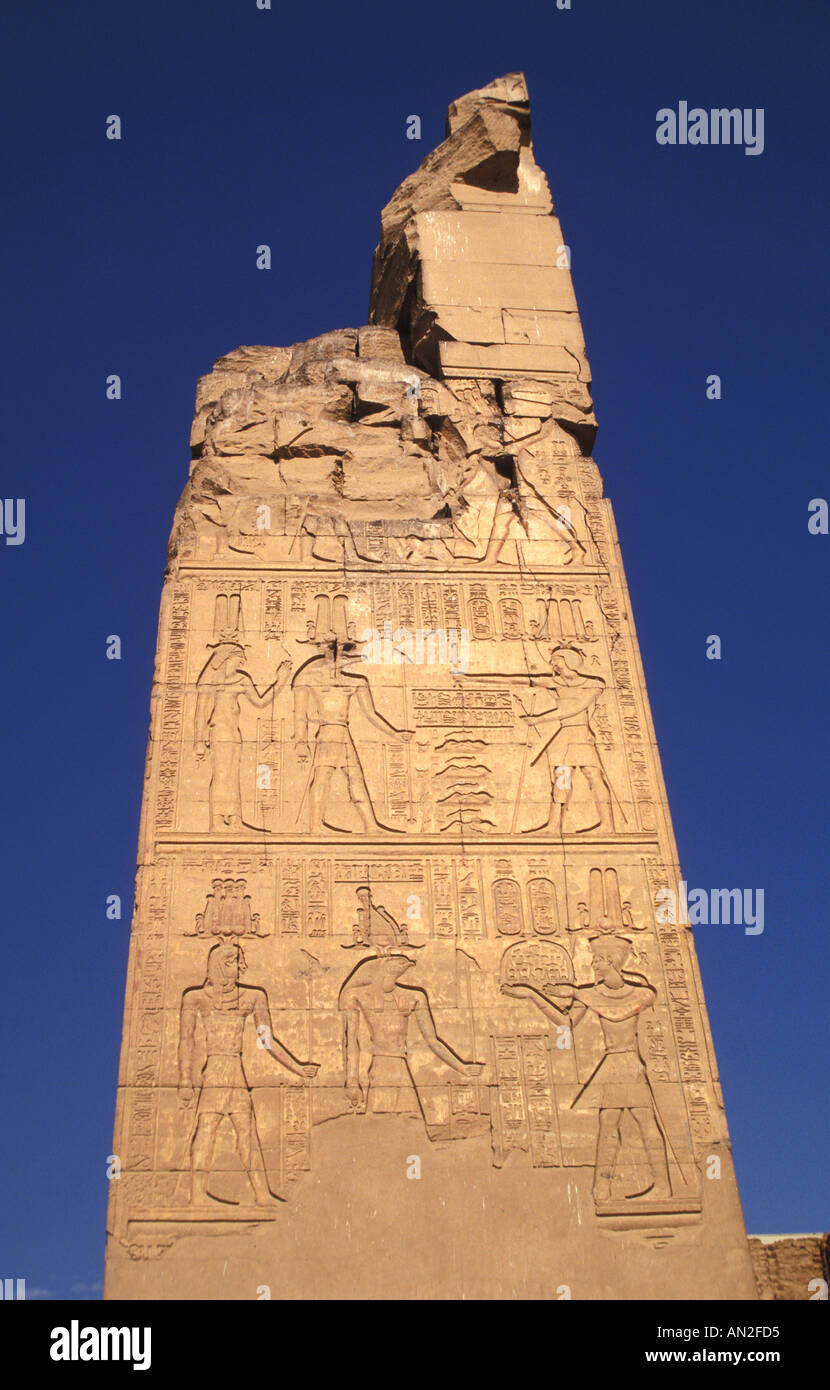 Tempel von Sebek und Haroeris (Horus) in Kom Ombo, Ägypten Stockfoto