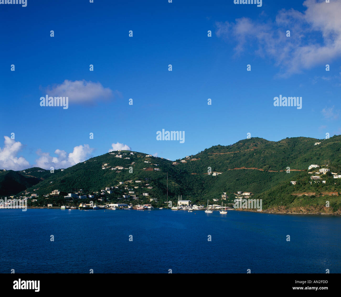 Road Town Tortola Britische Jungferninseln Caribbean Stockfoto
