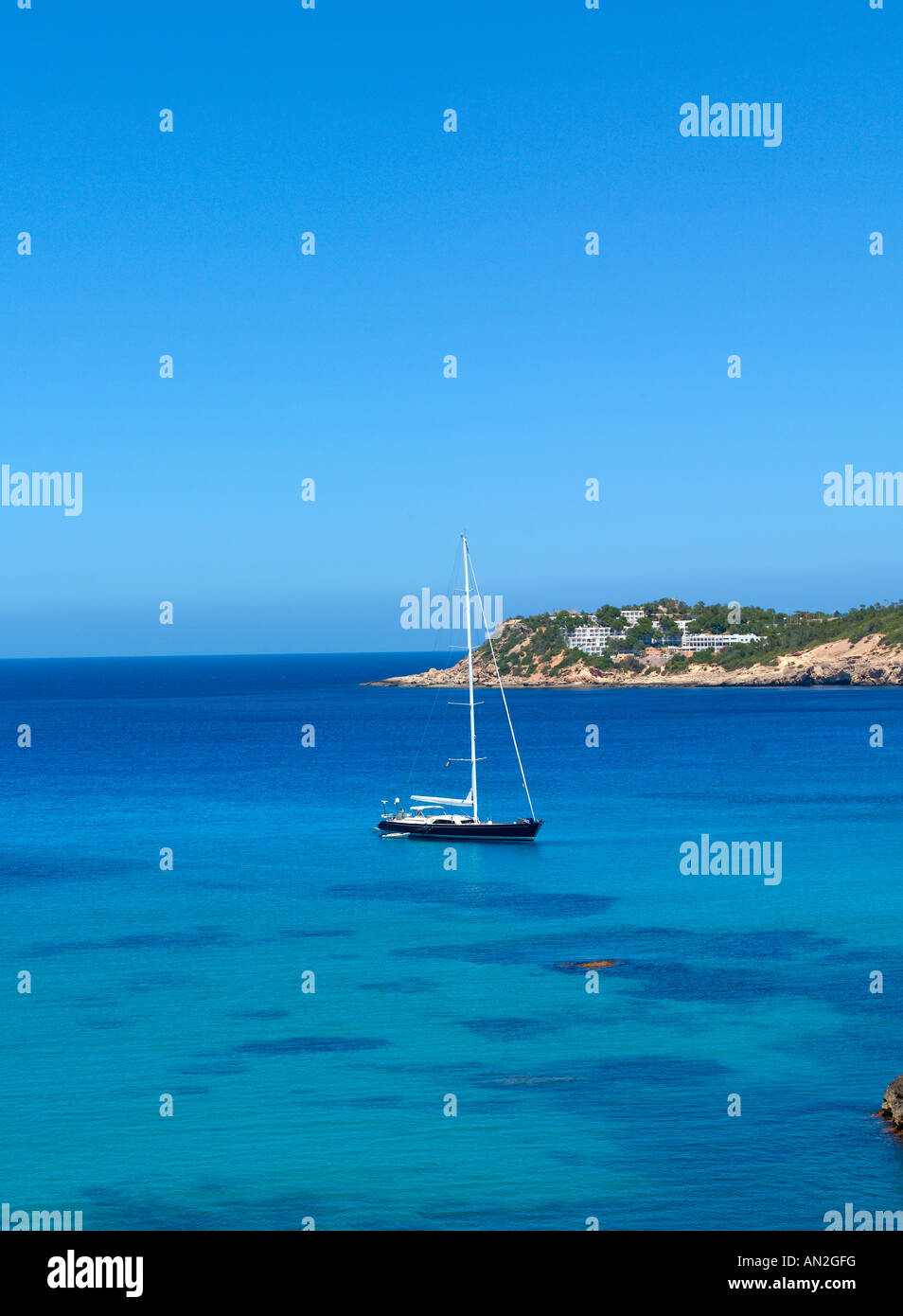 Ibiza, Cala Xarraca, in der Nähe von Portinatx Stockfoto