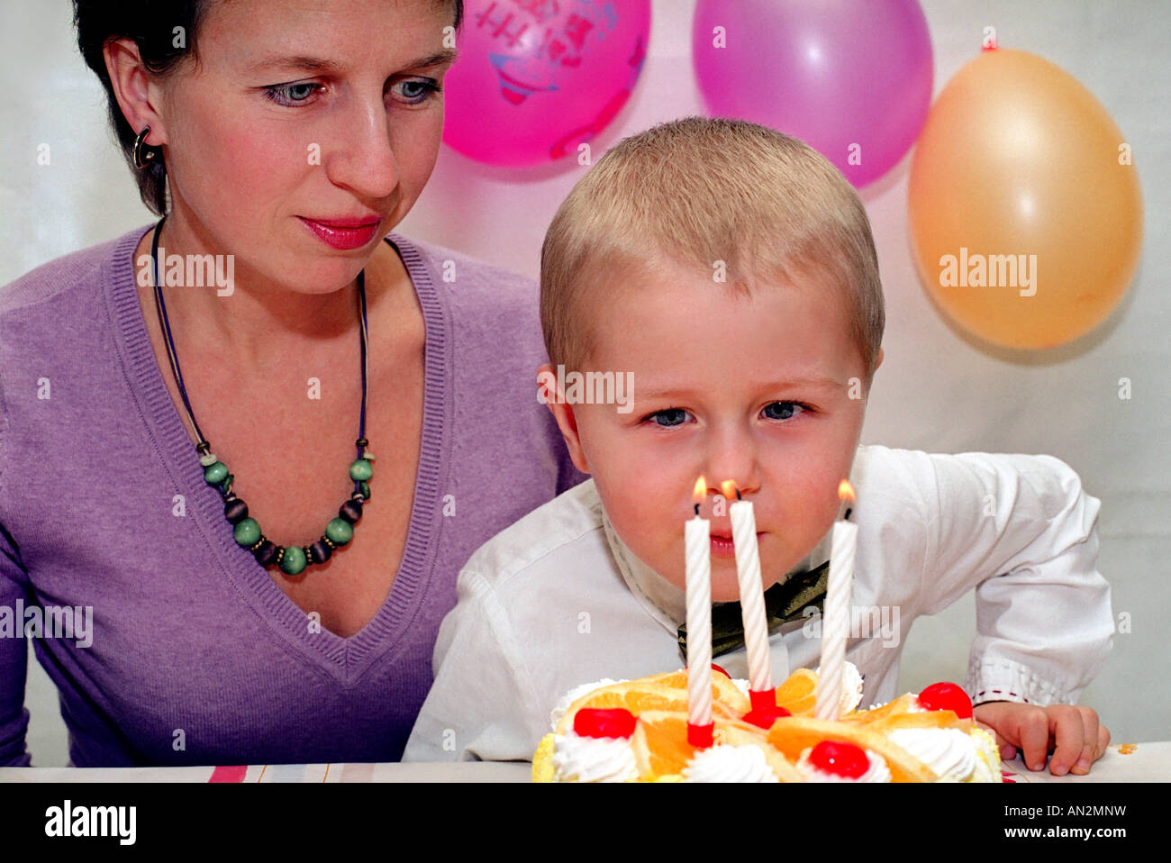 Geburtstag des Kindes Stockfoto