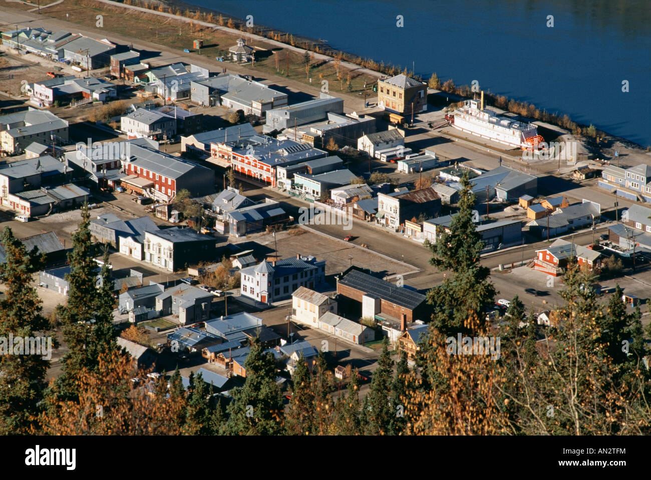 Historischen Dawson City, Yukon Stockfoto