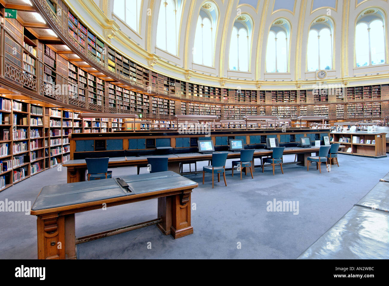British Museum Library Reading Room Stockfotos British