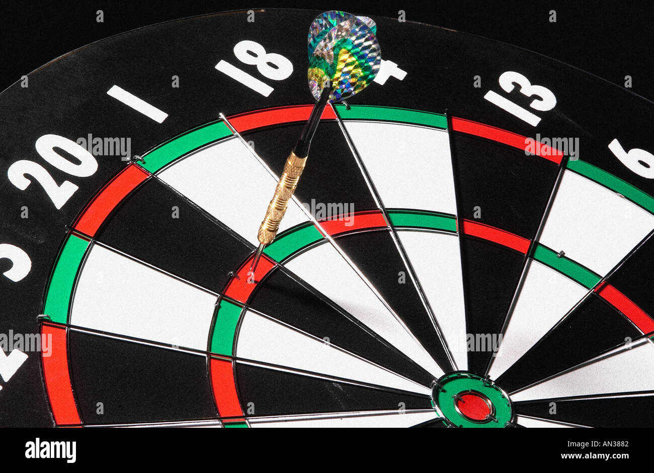 Dart Board Darts Stockfoto