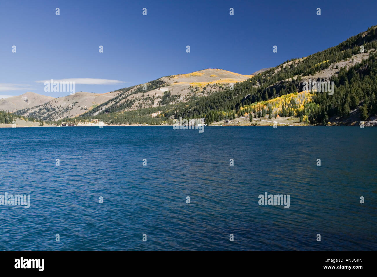 Lake San Cristobal - Lake City, CO Stockfoto