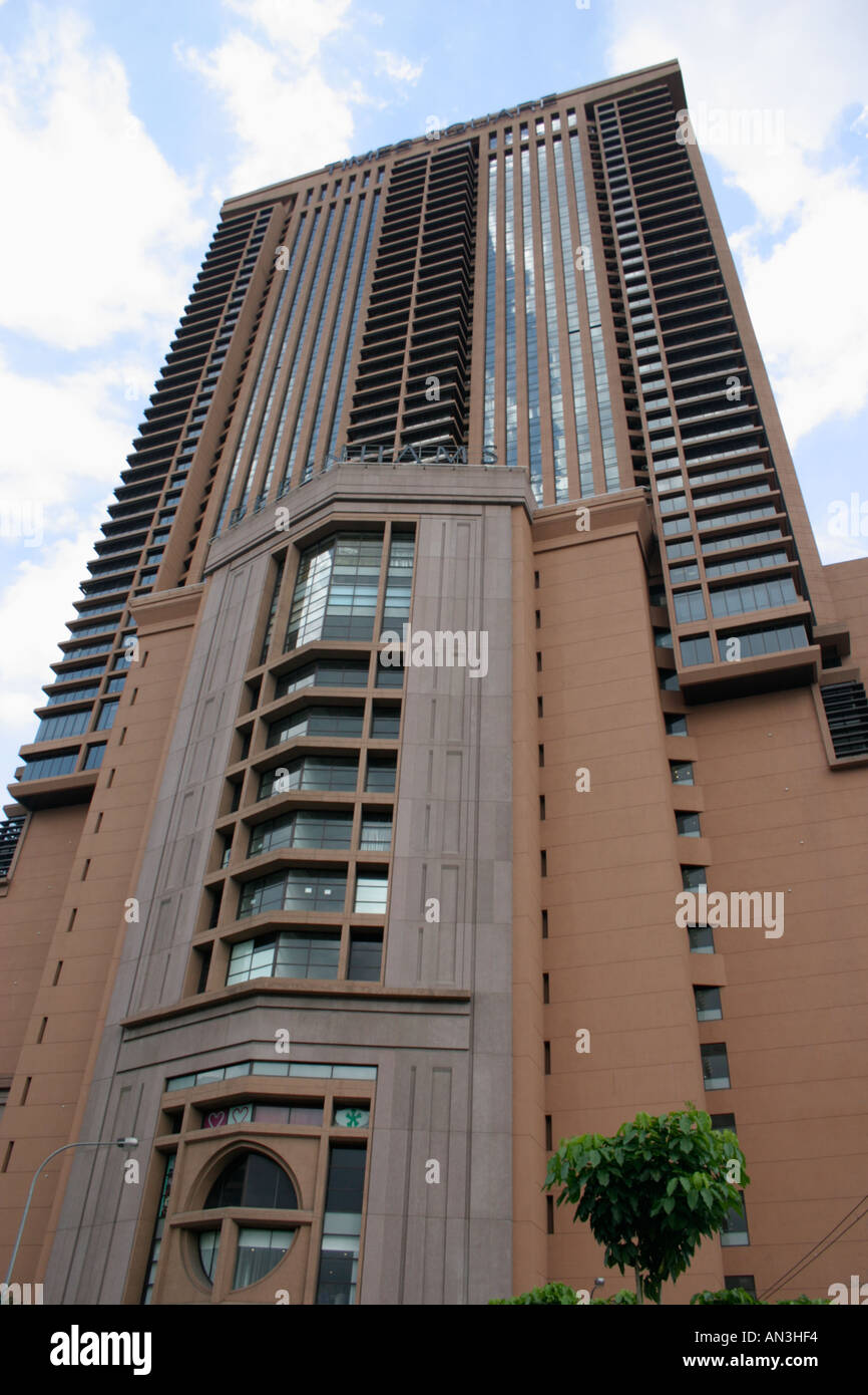 Berjaya Times Square Gebäude Fassade - ein Hotel, Kongresszentrum und Einkaufszentrum in Kuala Lumpur malaysia Stockfoto