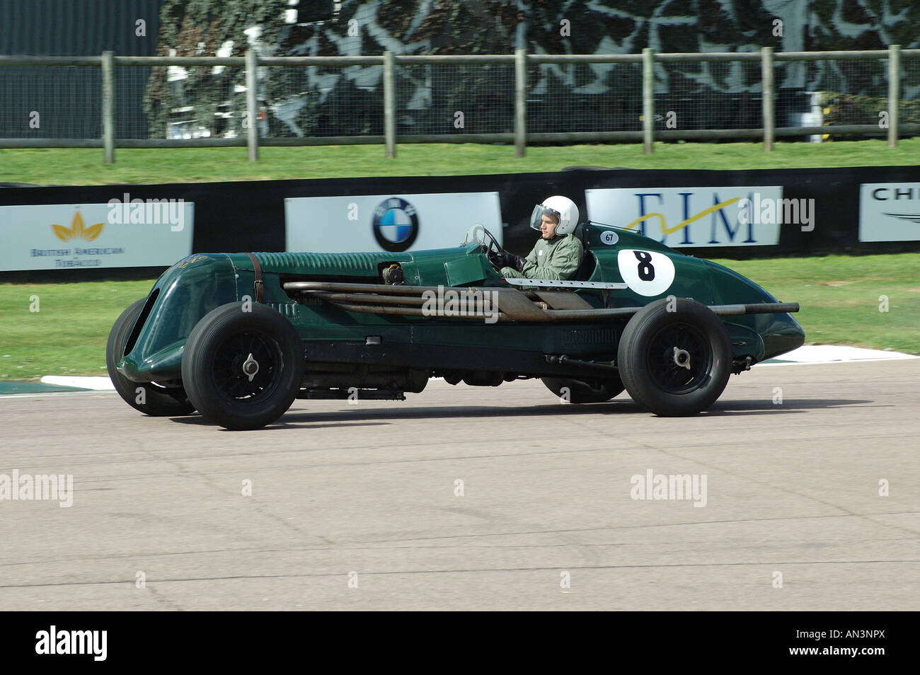 Bentley Barnato Hassan Special im Besitz von Keith Schellenberg angetrieben von Ben Collings Stockfoto