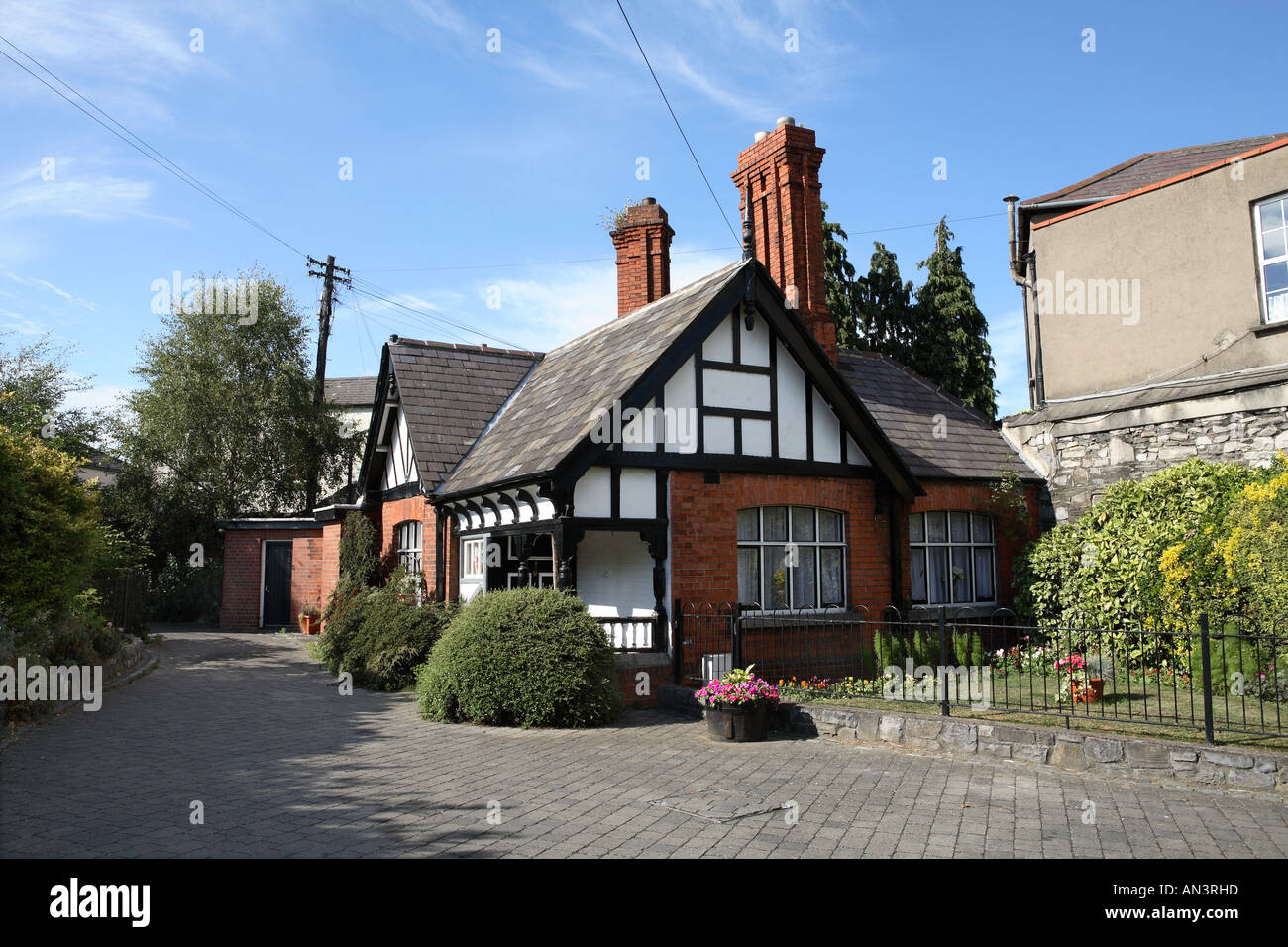 Torhaus. Blessington Street Basin. Dublin. Stockfoto