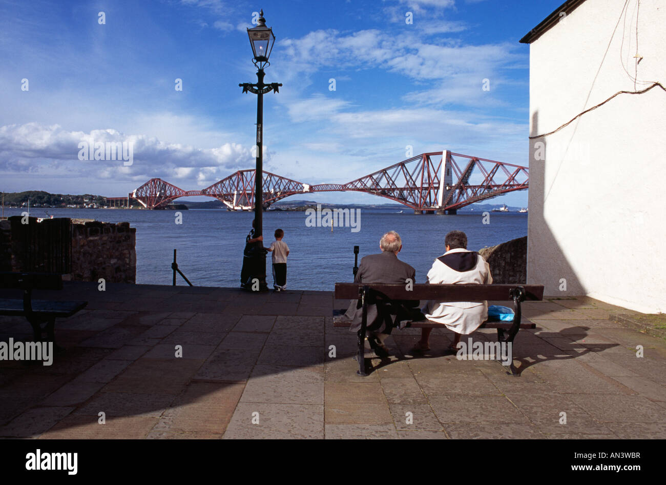 Forth Rail Bridge in der Nähe von South Queensferry Edinburgh Schottland Stockfoto