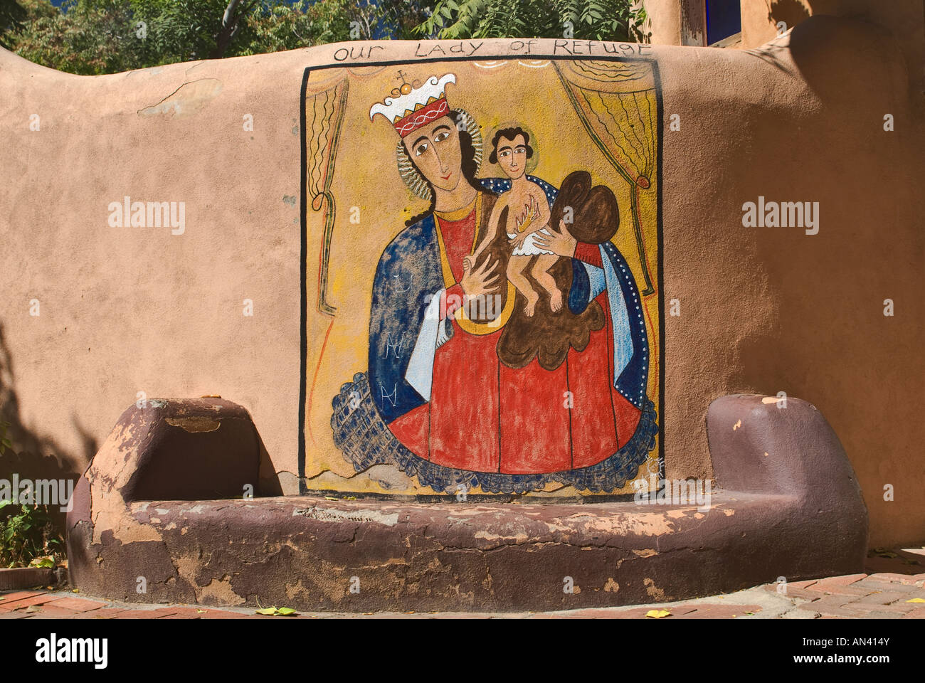 Malerei in der Art Gallery an der Old Town Plaza Albuquerque New Mexico USA Stockfoto