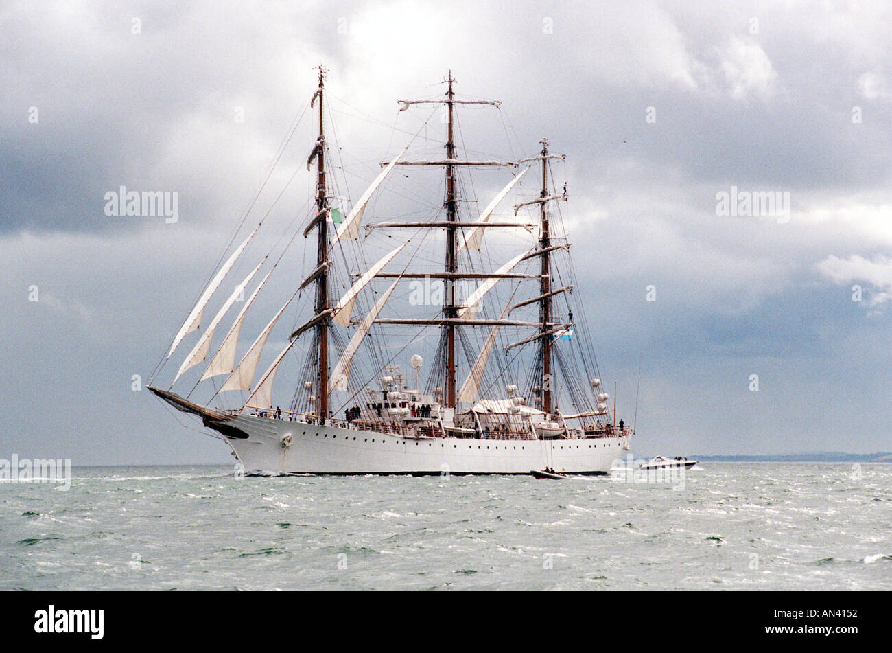 Großsegler in Dublin Bay 1998 Www Osheaphotography com Stockfoto