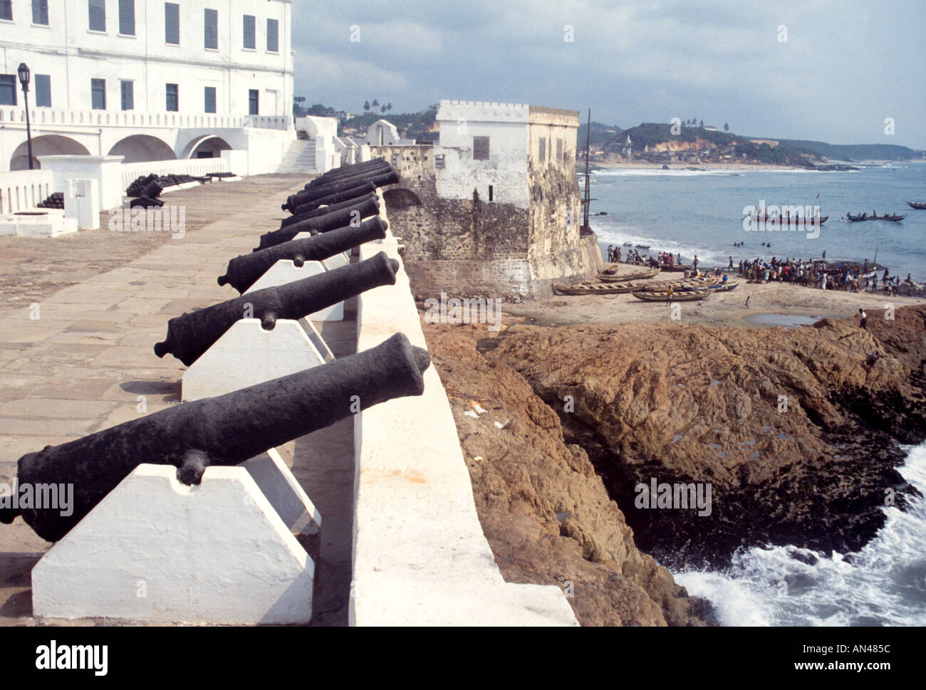 Cape Coast Castle Cape Coast Ghana Westafrika Stockfoto