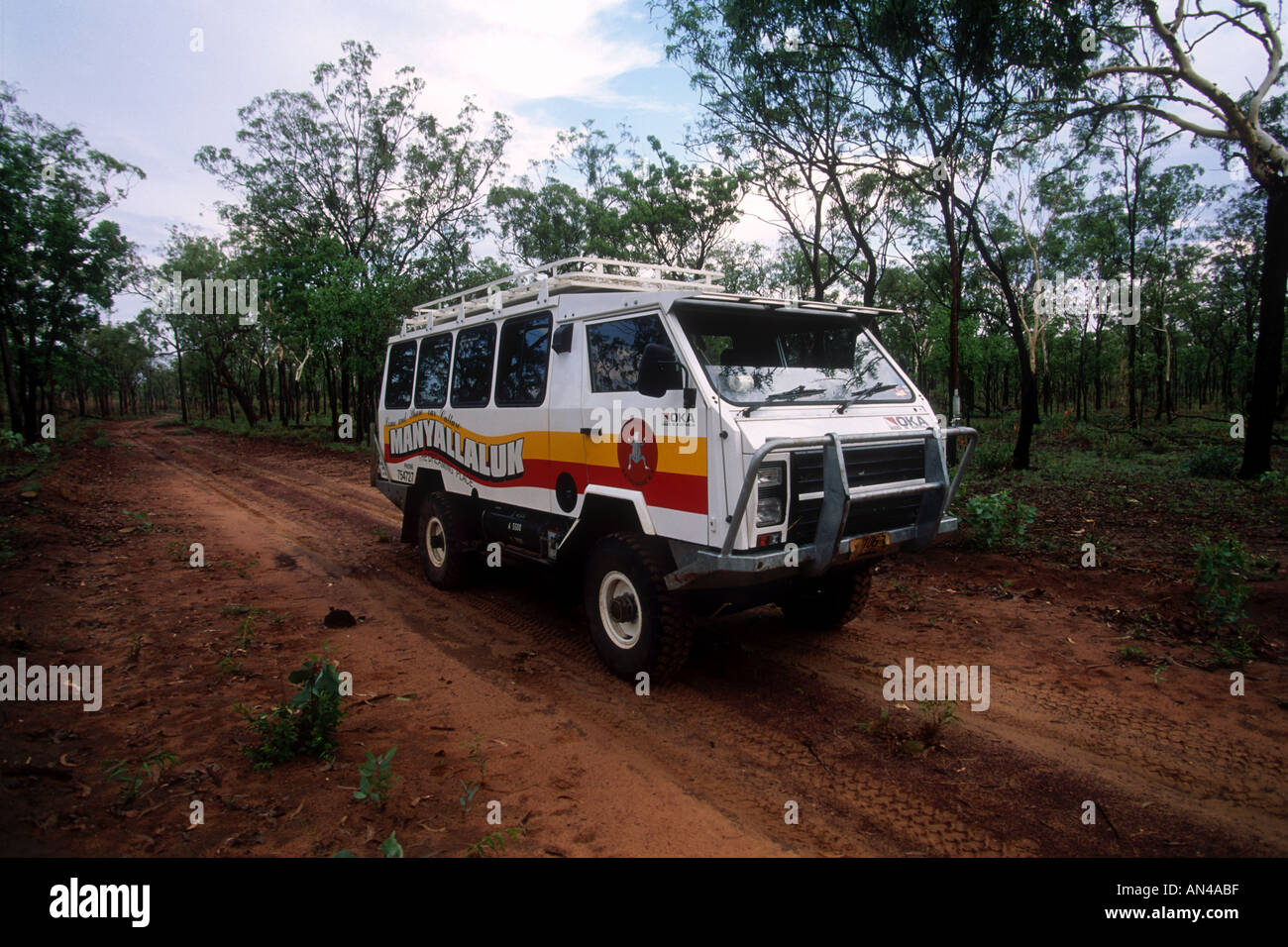 November 1995 Darwin Northern Territory Australien die Manyalaluk Aborigines-Gemeinde Stockfoto