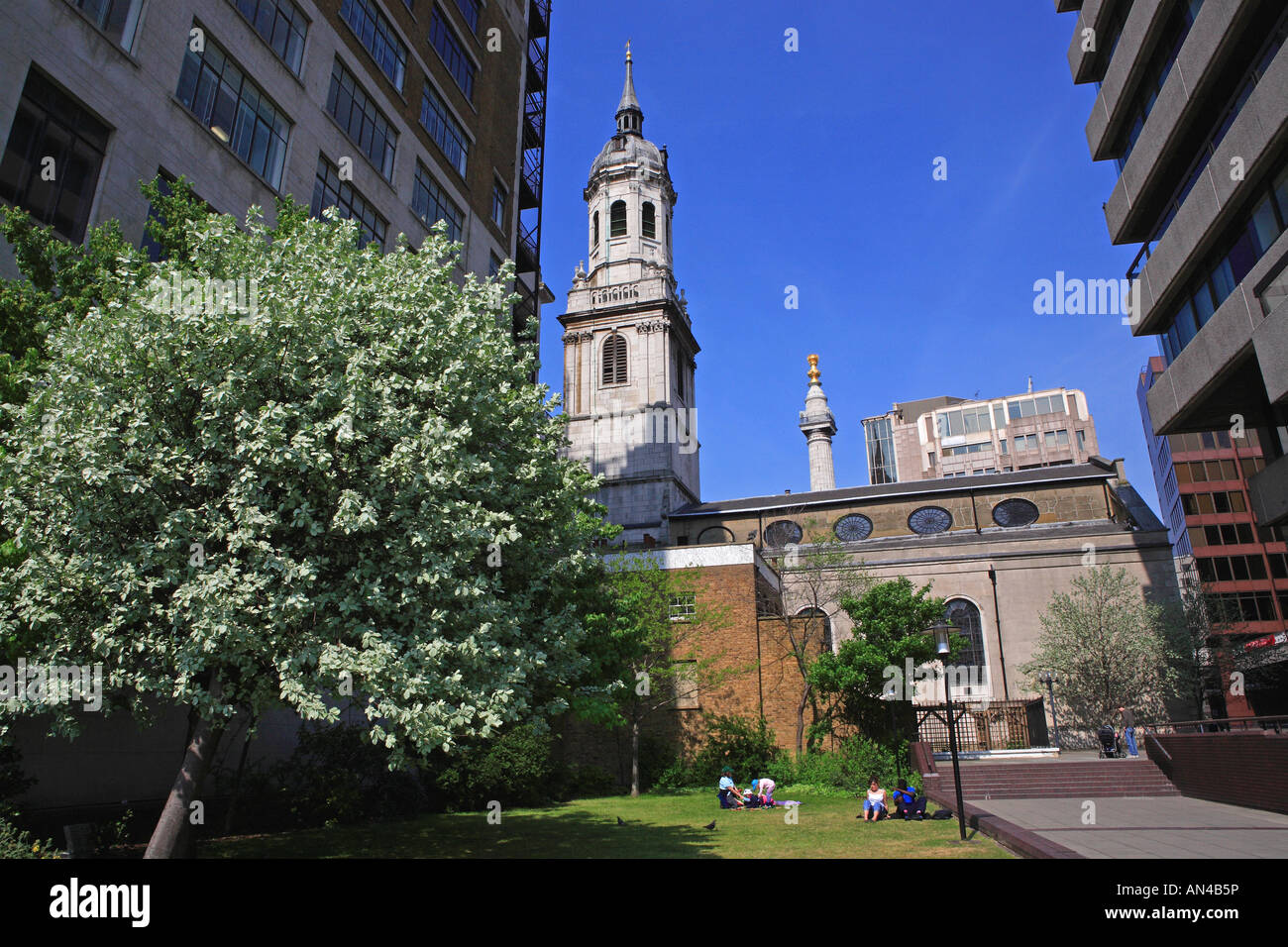 St Magnus der Märtyrer senken Thames Street Stockfoto