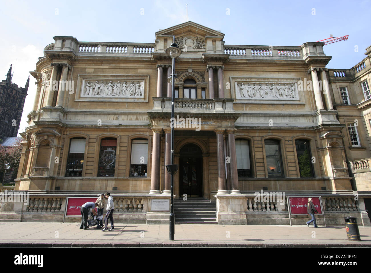 Wolverhampton Stadtzentrum Kunst Galerie Midlands England uk gb Stockfoto