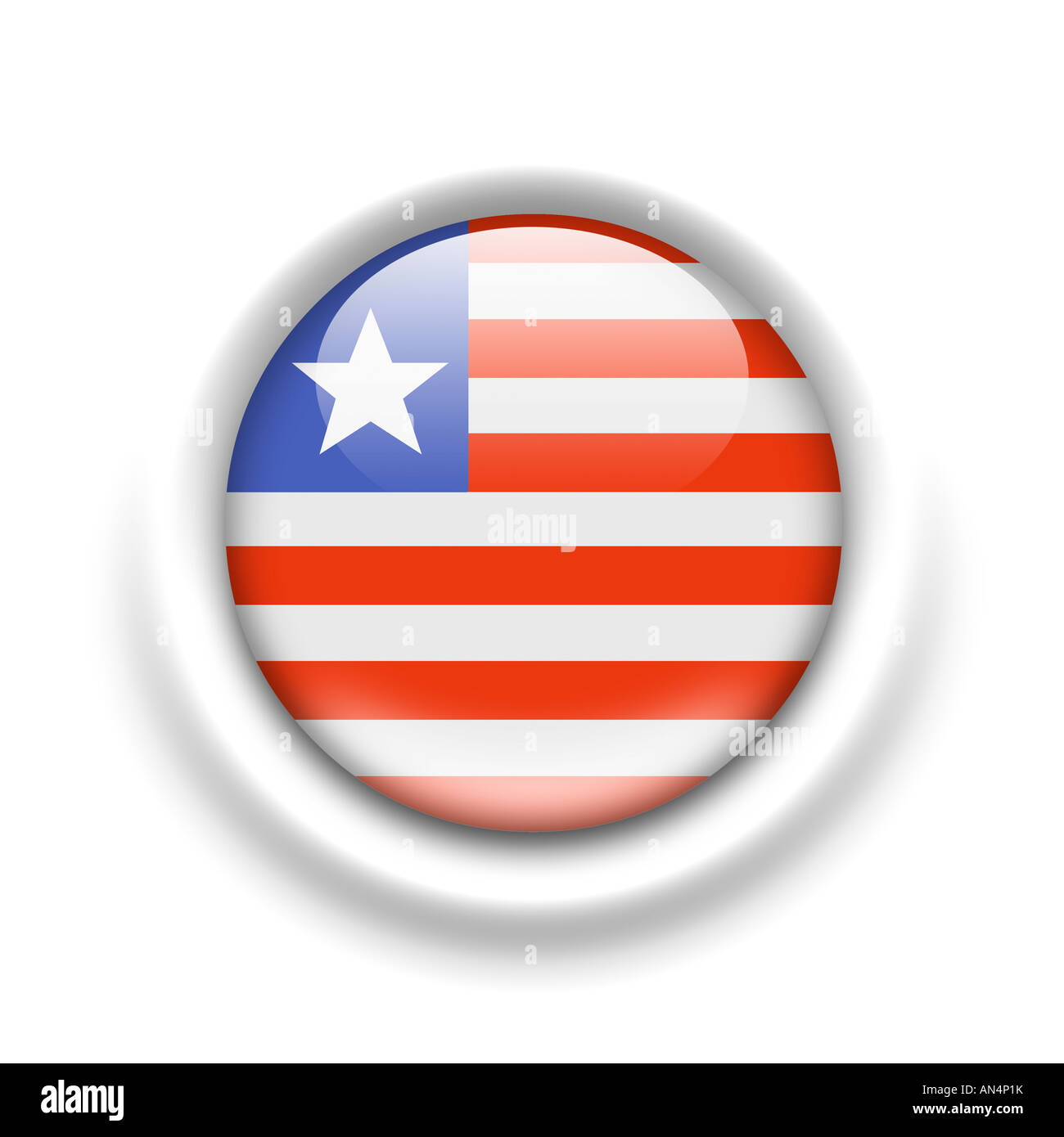Flagge der Puerto Rico Stockfoto