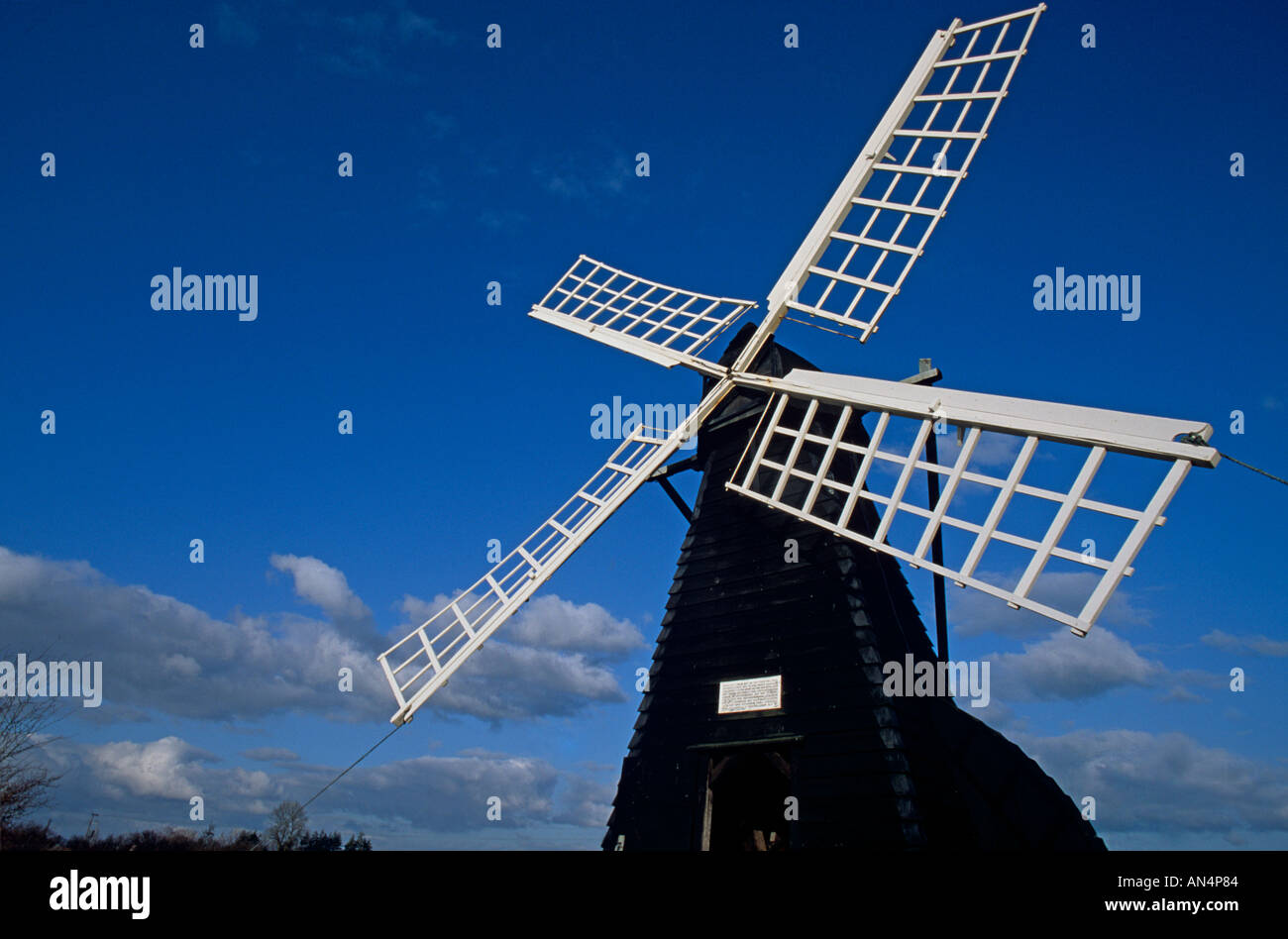 Wicken Fen Wind Pumpe East Anglia Stockfoto