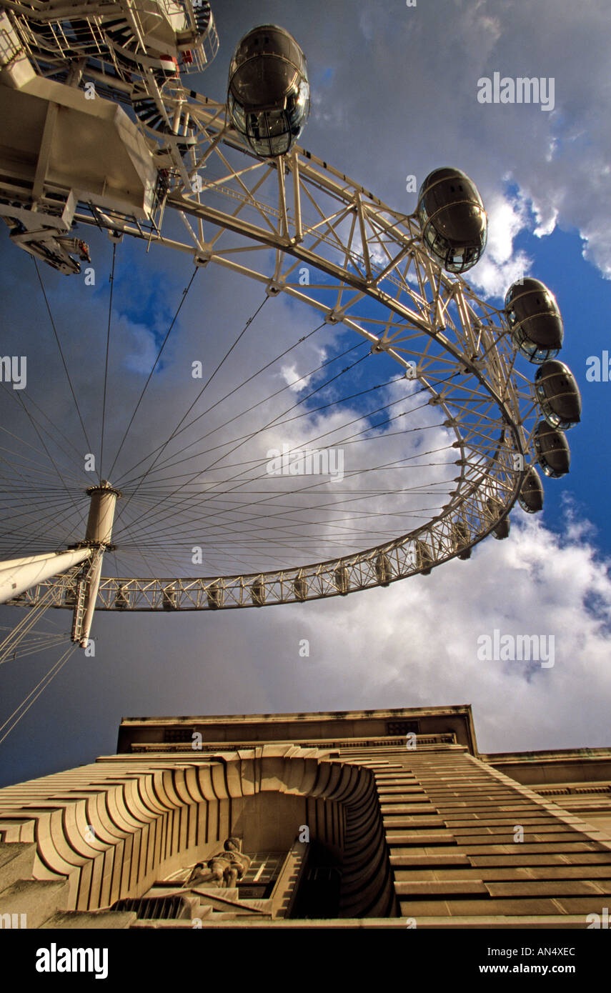 London Eye, Großbritannien Stockfoto