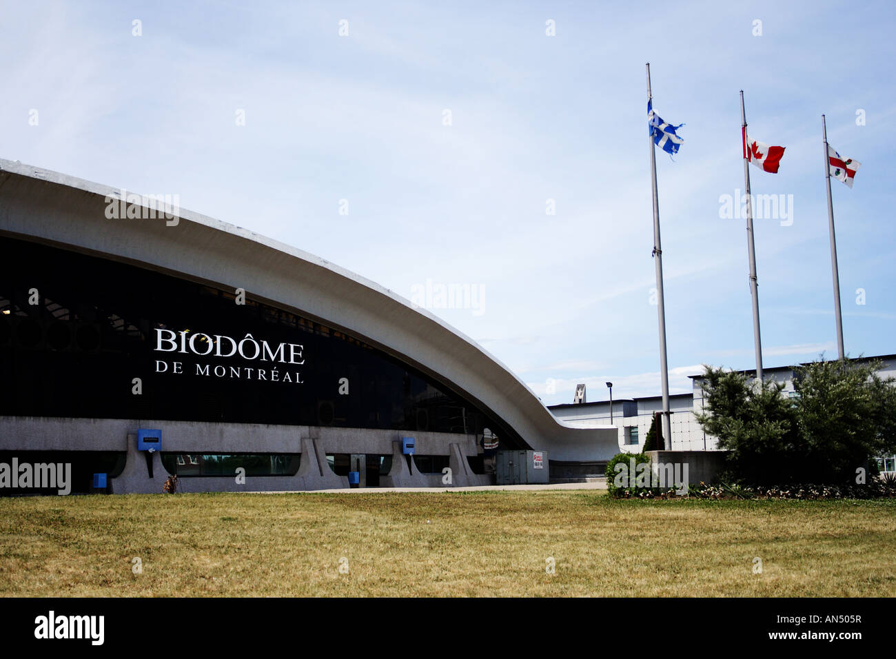 Biodome neben dem Olympiastadion in Kanada Stockfoto