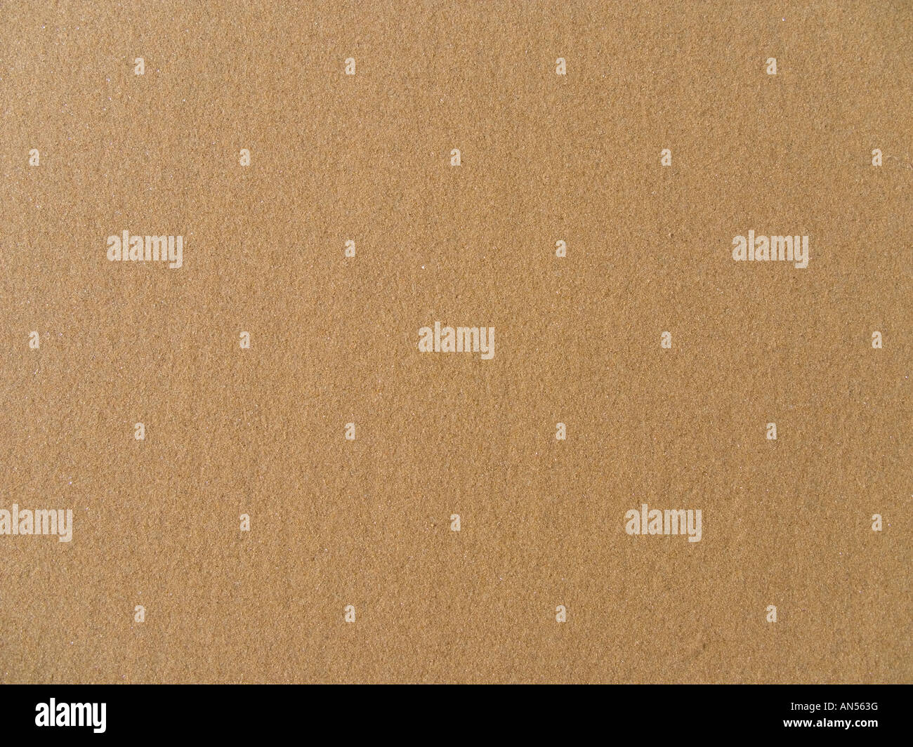 glatten nassen braunen Strandsand Hintergrundtextur. gelbe Tapete goldenen Hintergrund flach abgeflacht Stockfoto