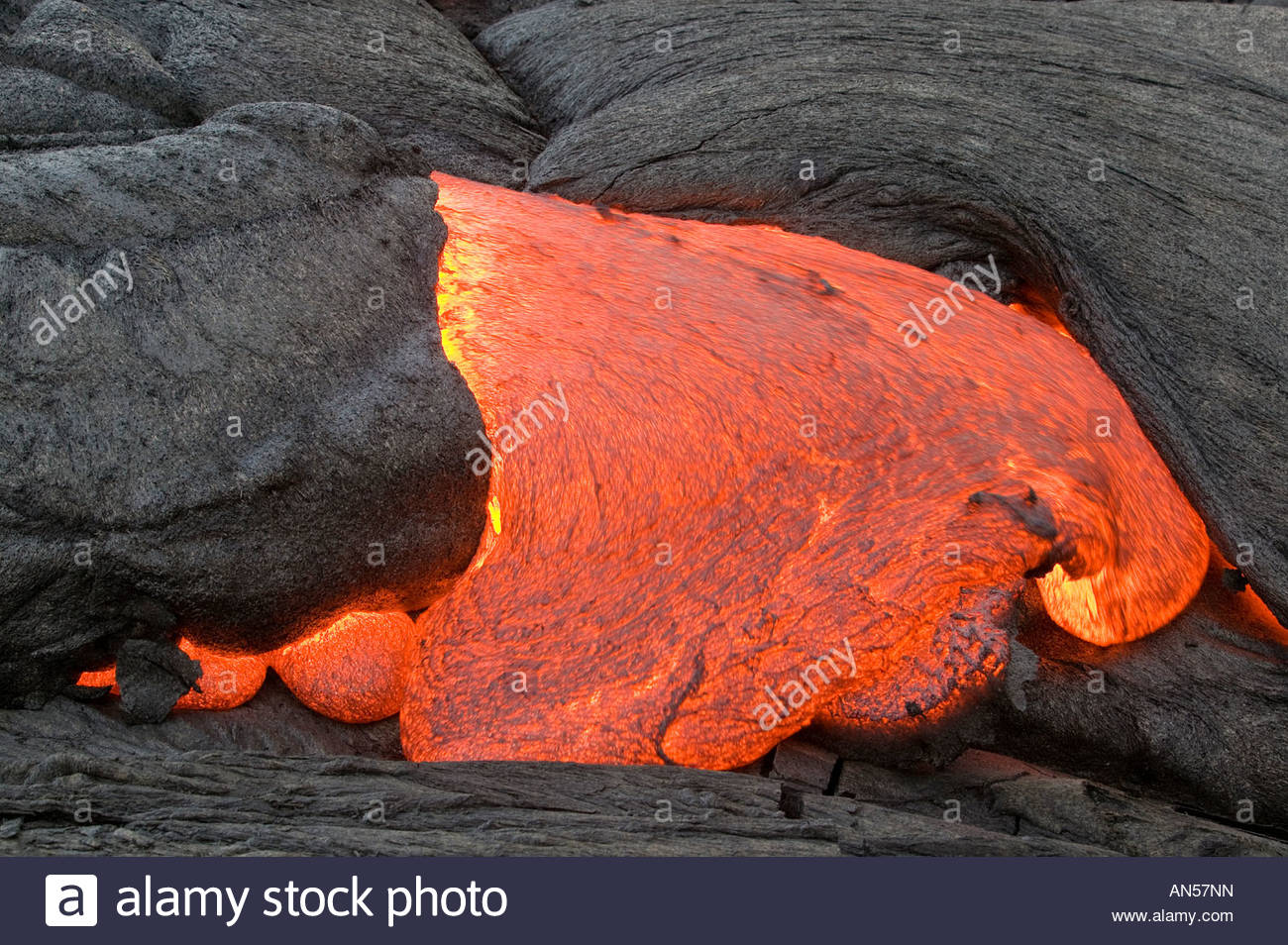 Red Hot Lava Stockfotos und -bilder Kaufen - Alamy