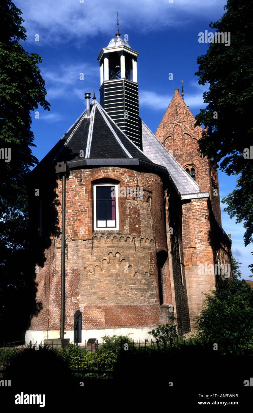 Niederlande Friesland Grou Sint Kerk Piterkirche Religion Fryslan Niederlande Holland Stockfoto