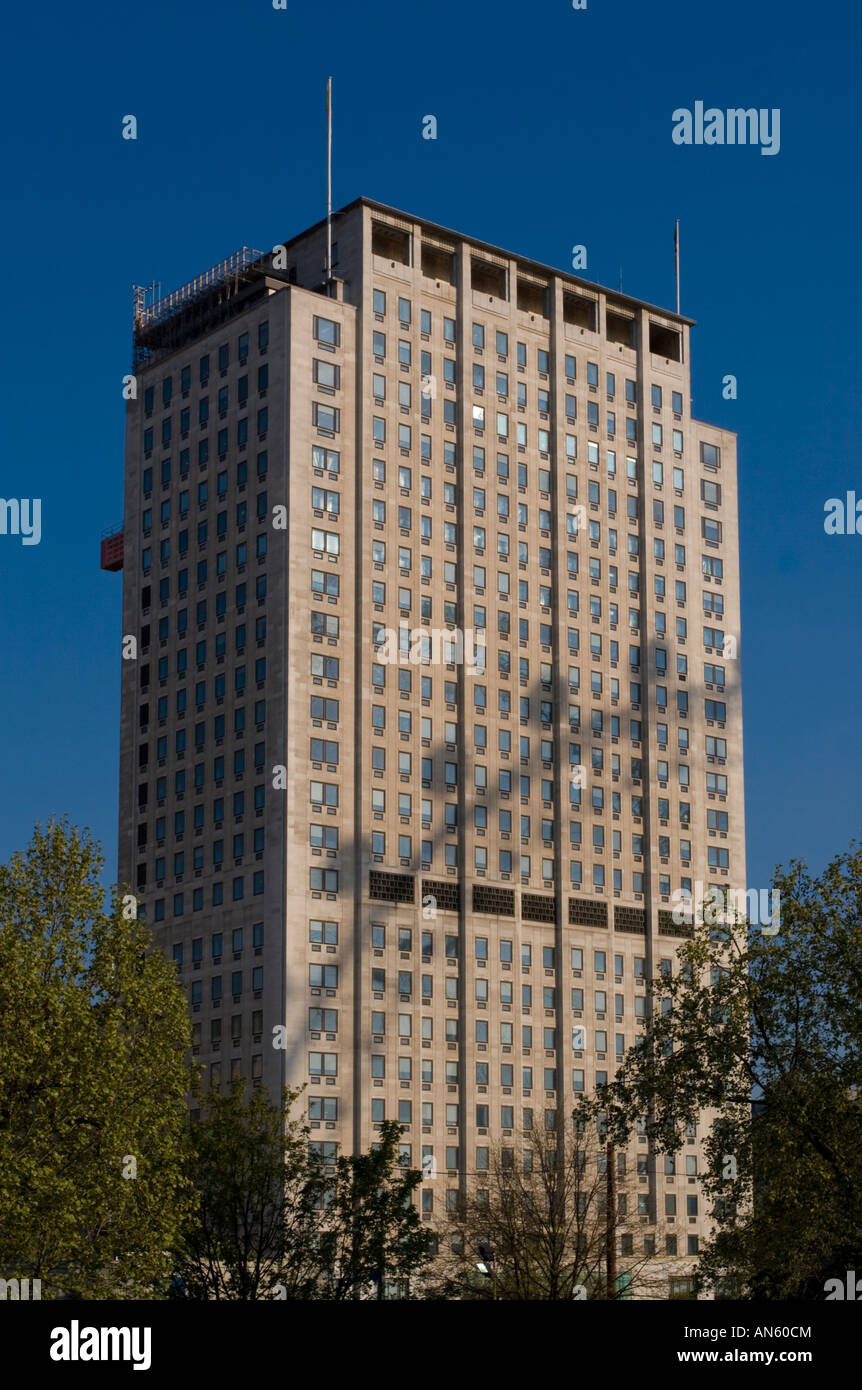 Shell Centre Bürogebäude South Bank London Stockfoto