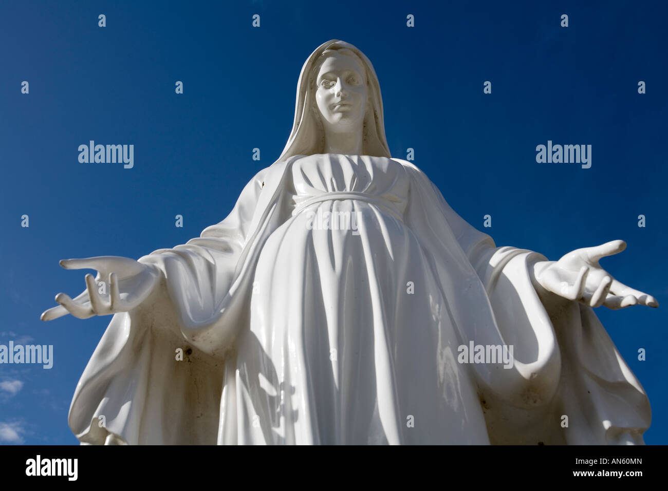 Jungfrau Maria Statue Stockfoto