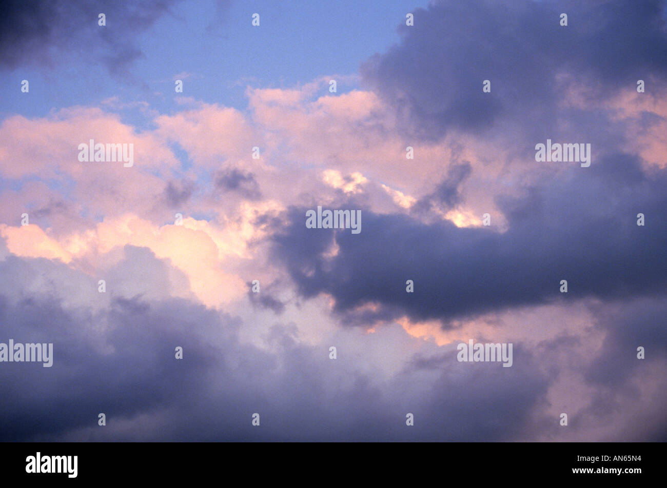 Niederlande Wolke Himmel Luft blau Wolken Stockfoto