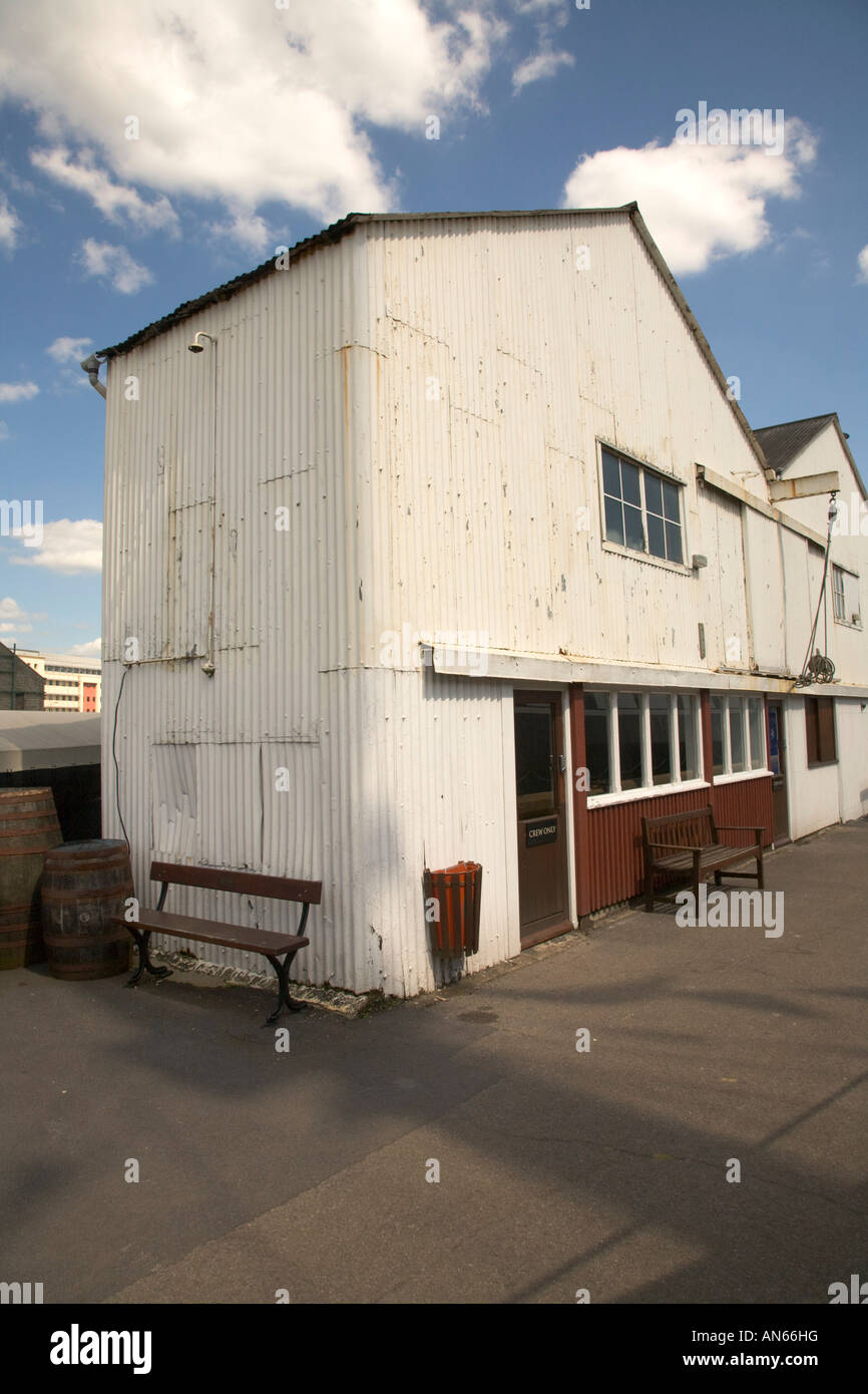 Bristol England Historic Dockyard Dock Seite Schuppen Stockfoto