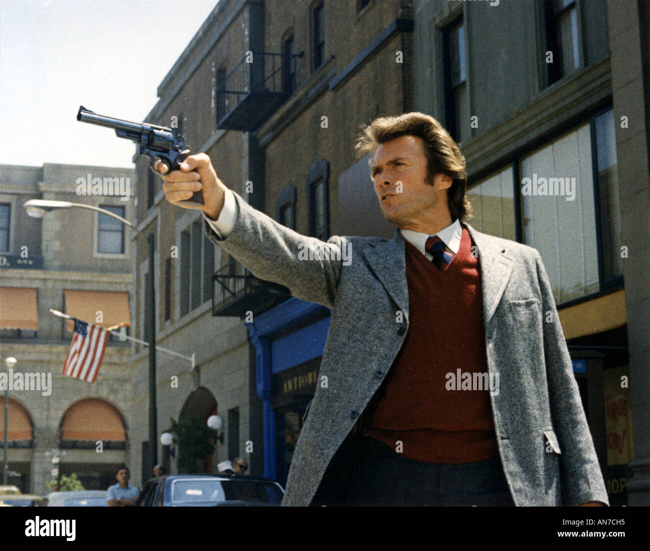 DIRTY HARRY 1971 Warner Film mit Clint Eastwood Stockfoto