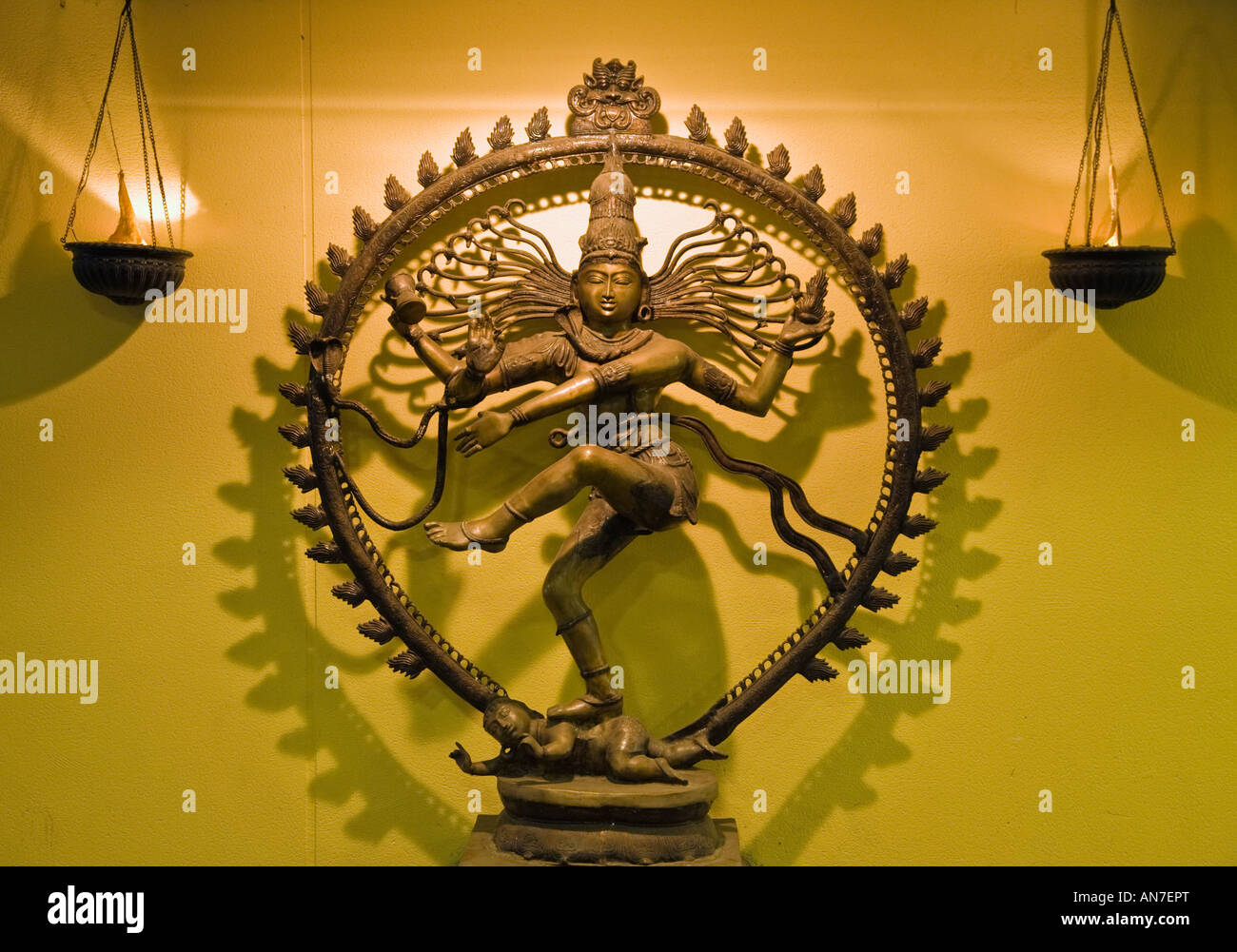 Shiva in Haltung des Nataraja King of Dance tanzen Stockfoto