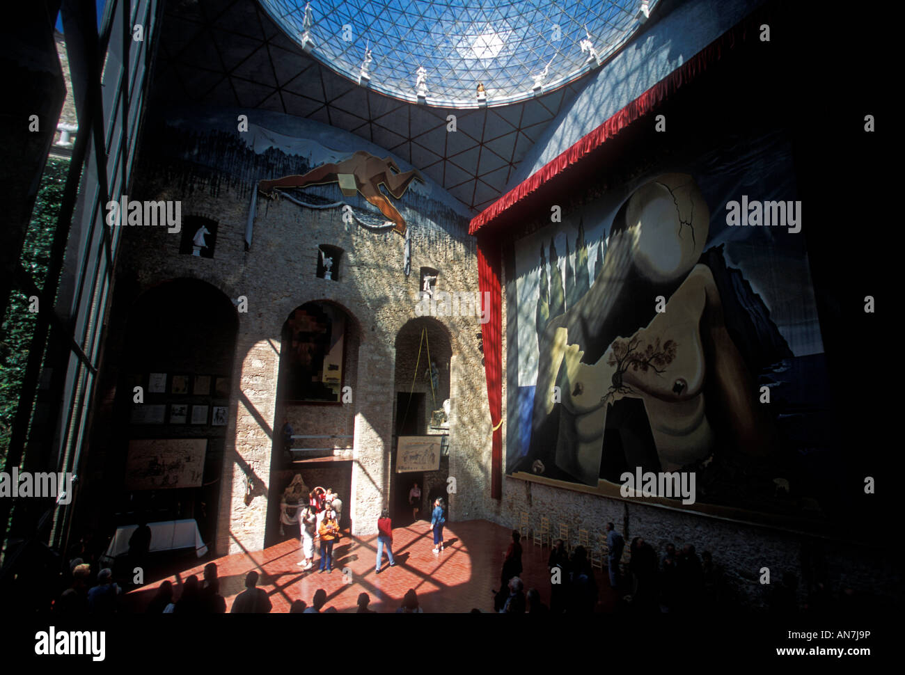 Dali Dali Theater und Museum, Theater und Museum, Dali Museum, Museum, spanischer Maler, Salvador Dalí, Figueres, Girona, Provinz, Spanien, Europa Stockfoto