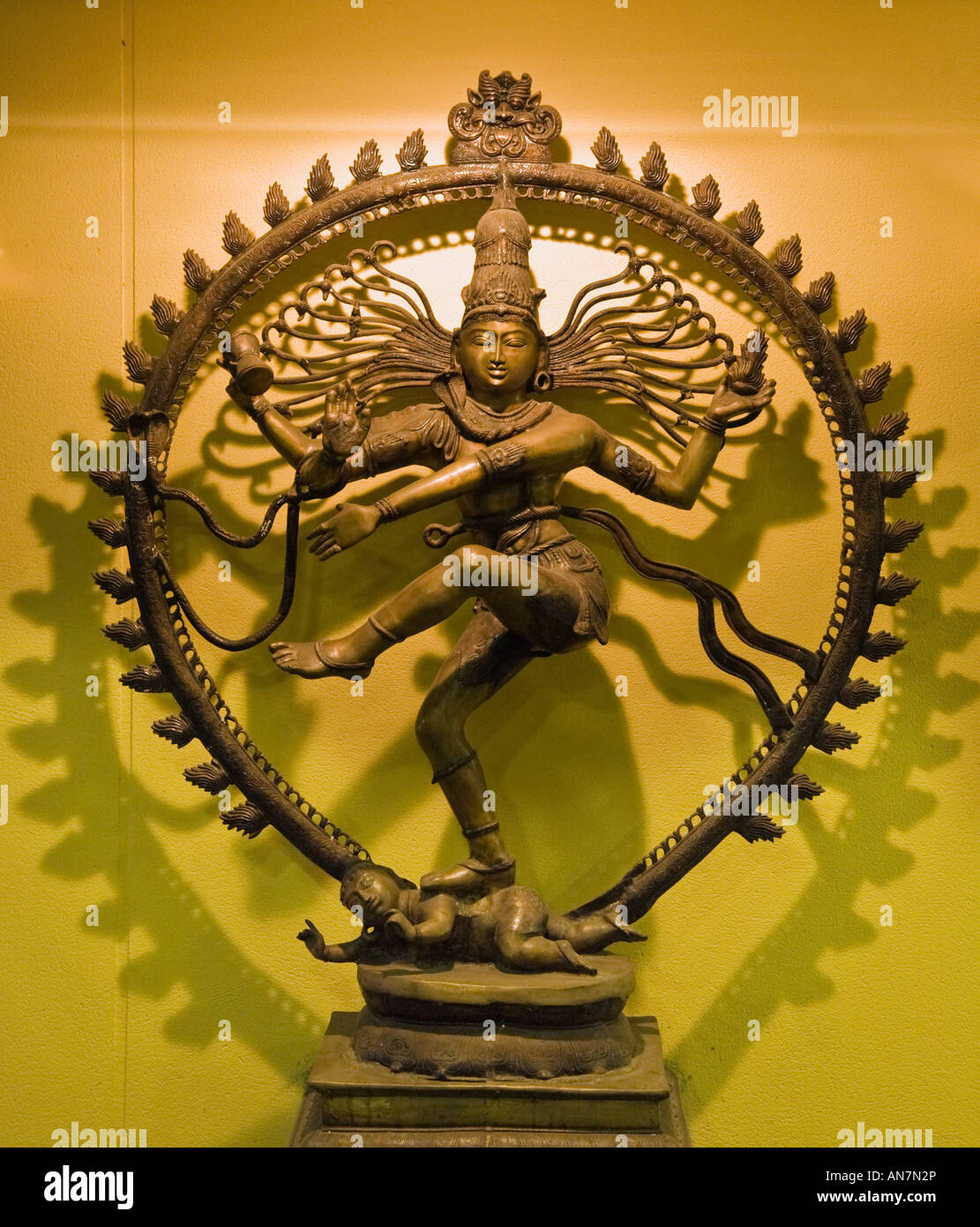 Shiva in Haltung des Nataraja King of Dance tanzen Stockfoto