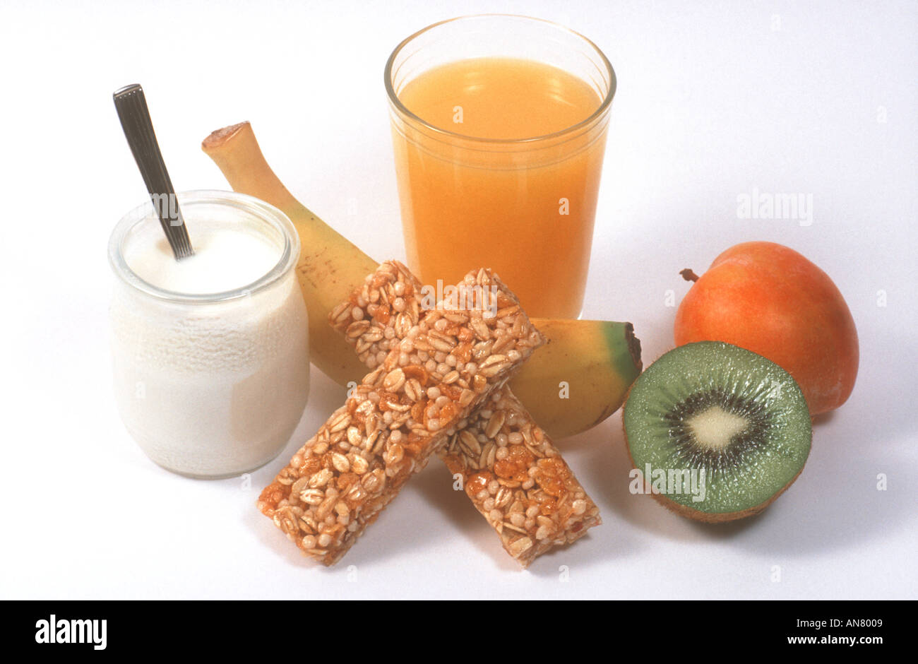 Müsli-Stangen Stockfoto