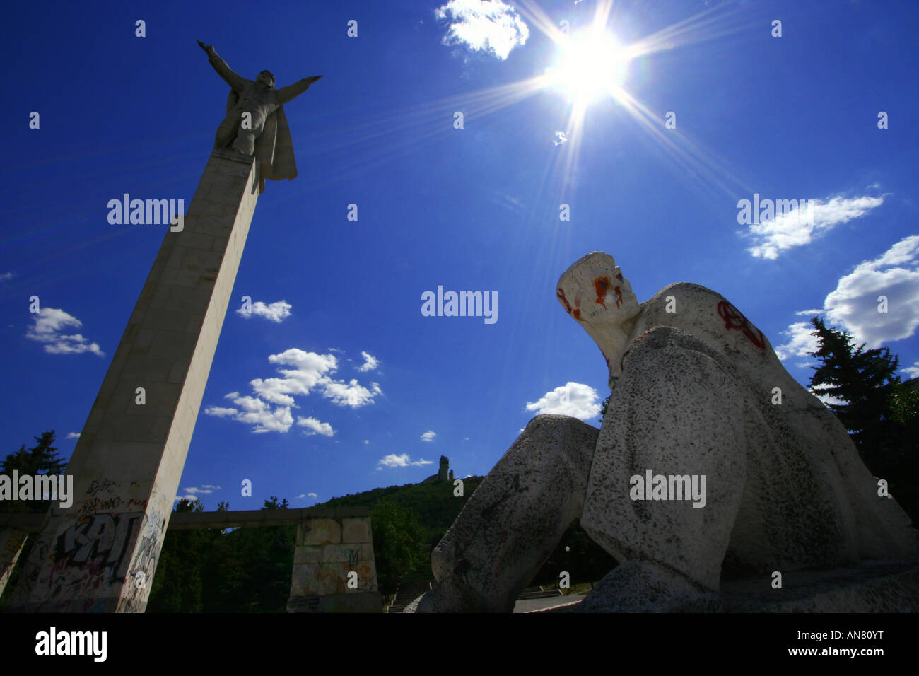 Partisanenbewegung Denkmal, Schumen, Bulgarien, Europa Stockfoto