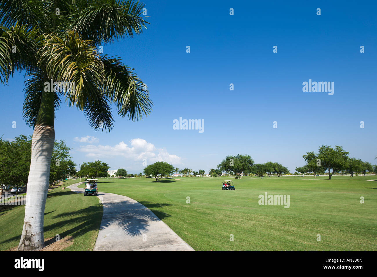 Golfplatz, Nuevo Vallarta, Riviera Nyarit, Puerto Vallarta, Pazifikküste, Mexiko Stockfoto