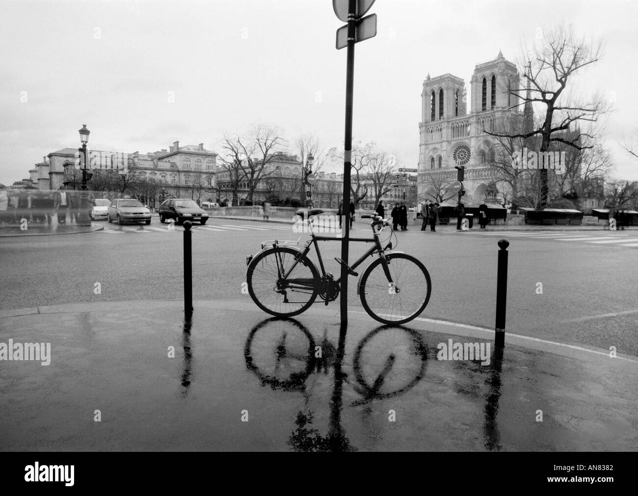 Notre Dame Geist Serie 3 von 5 Stockfoto