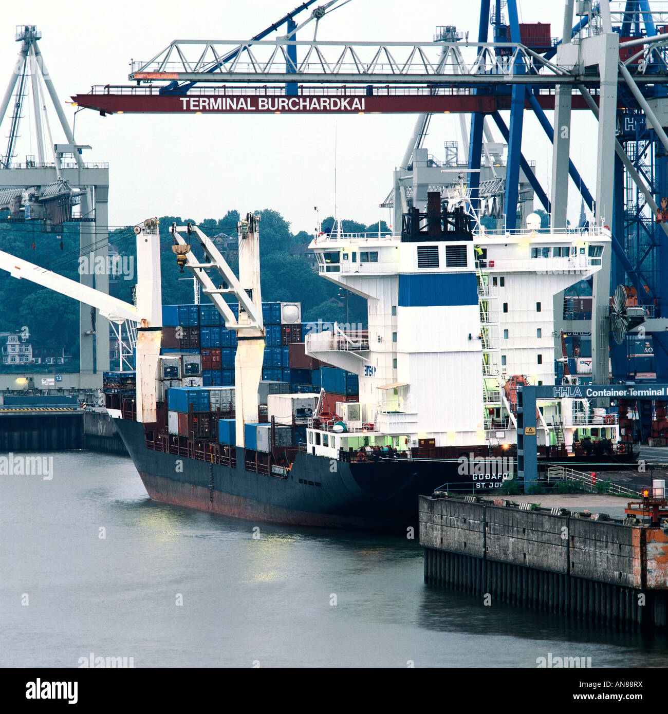 Container-Schiffe Stockfoto