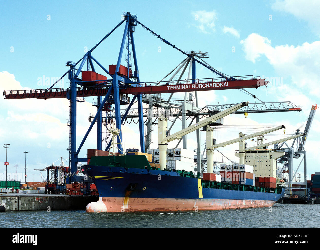 Container-Schiffe Stockfoto