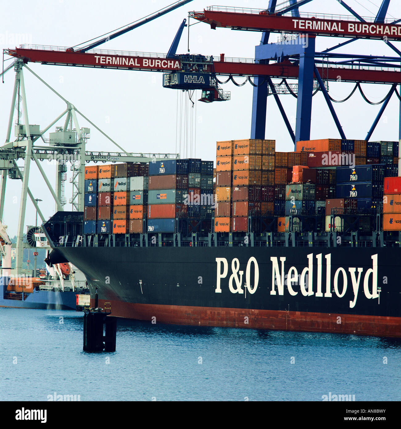 Container-Schiffe Stockfoto